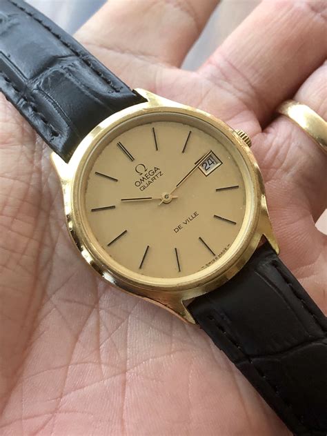 omega deville prestige quartz price|omega deville quartz vintage watch.